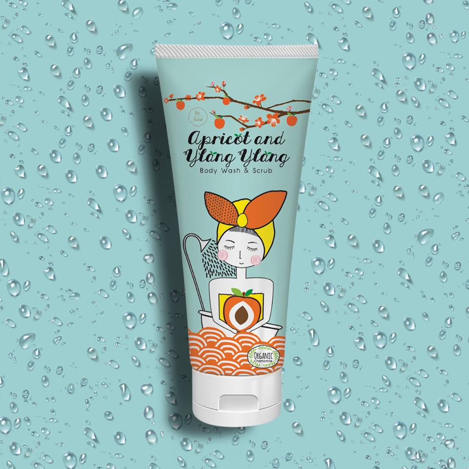 ครีมอาบน้ำTo Be Kind,To Be Kind Apricot & Ylang Ylang Body Wash&Scrubl,To Be Kind Body Wash&Scrub,สครับ To Be Kind Apricot & Ylang Ylang,ครีมอาบน้ำสครับ To Be Kind