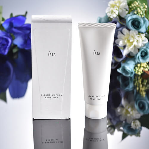 IPSA  , Cleansing Foam Sensitive  , โฟมล้างหน้าฟองนุ่ม , เหมาะสำหรับผิวเป็นสิว , ผิวแพ้ง่าย